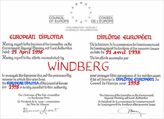 Europäisches Diplom des Europarates
