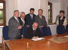 20-jähriges Bestehen der Partnerschaft Windberg - Abos (2002)
