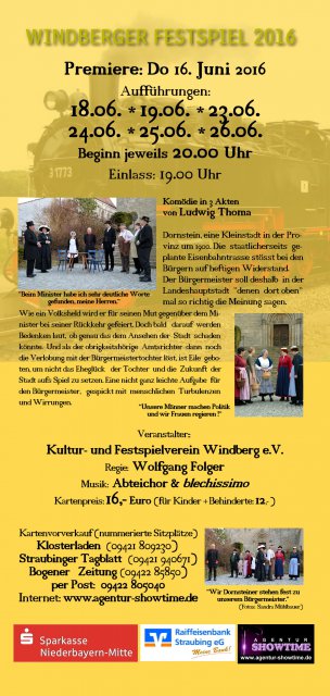 Flyer Festspiel 2016