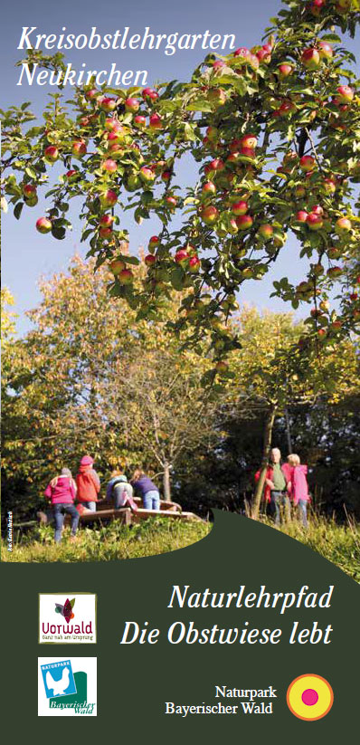 Flyer Naturlehrpfad  Die Obstwiese lebt  im Kreisobstlehrgarten