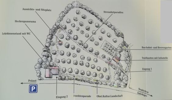 Lageplan Kreisobstlehrgarten