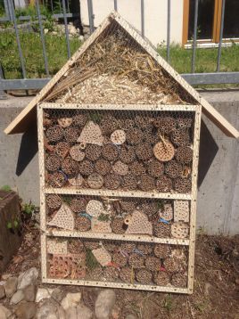 Bau eines Insektenhotels