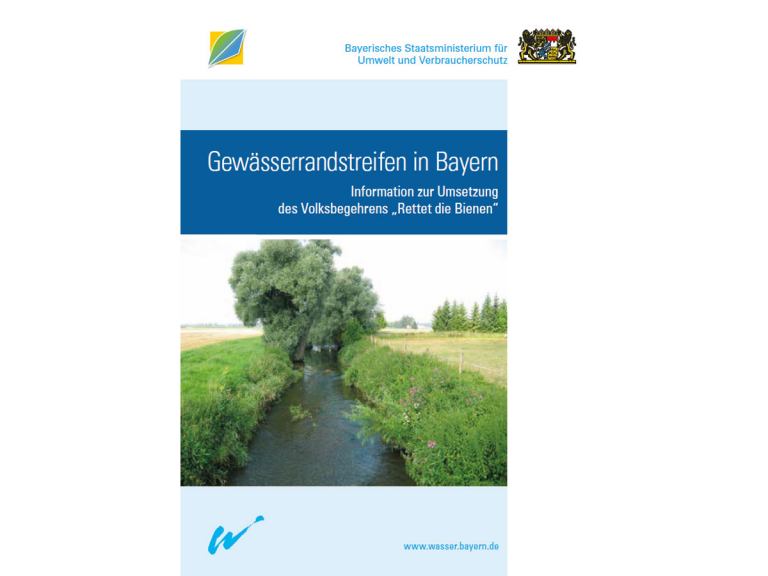 Überprüfung der Kulisse für Gewässerrandstreifen - Infobroschüre (quer)