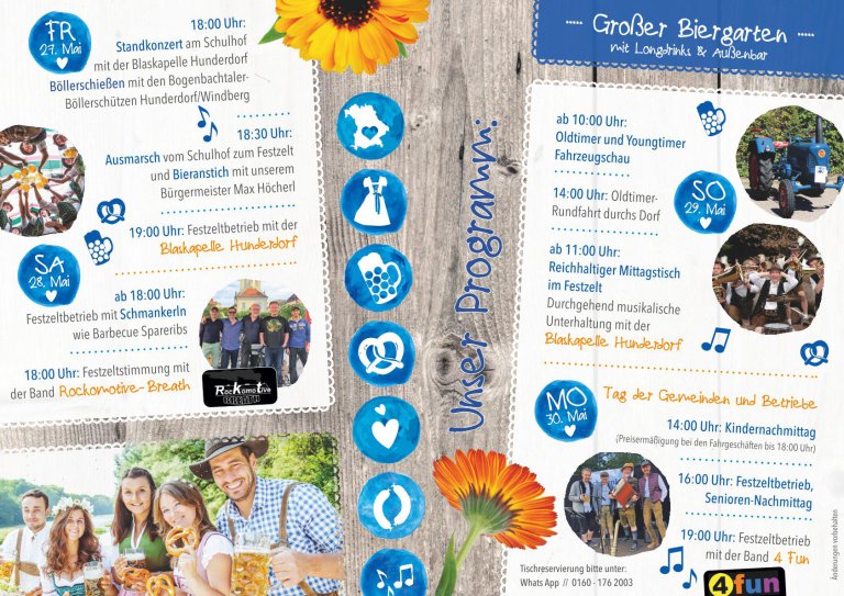 Flyer Volksfest 2022