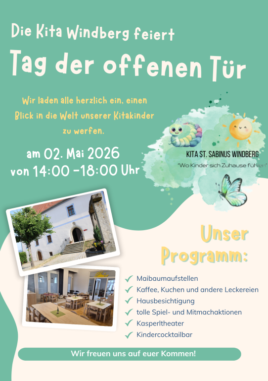 Einladung Tag der offenen Tür 02. Mai 2026 Einladung Tag der offenen Tür 02. Mai 2026